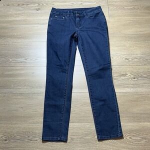 PrAna Jeans Size 4/29 SH Womens Straight Leg Mid Rise Medium Wash Blue Denim